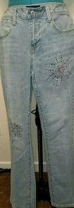 L.A. Blues Stretch Rhinestone Jeans